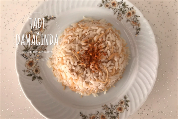 Tel Şehriyeli Pirinç Pilavı