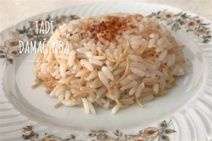 Tel Şehriyeli Pirinç Pilavı