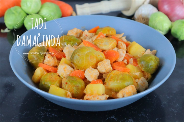 Tavuklu Brüksel Lahanası