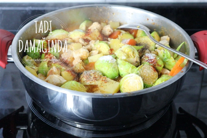 Tavuklu Brüksel Lahanası