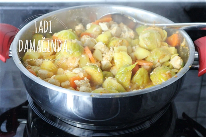 Tavuklu Brüksel Lahanası