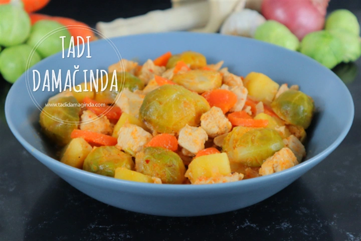 Tavuklu Brüksel Lahanası