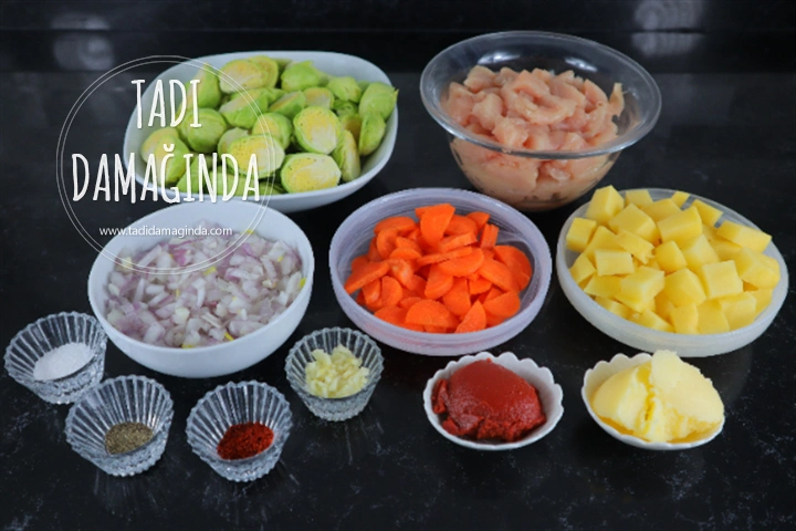 Tavuklu Brüksel Lahanası