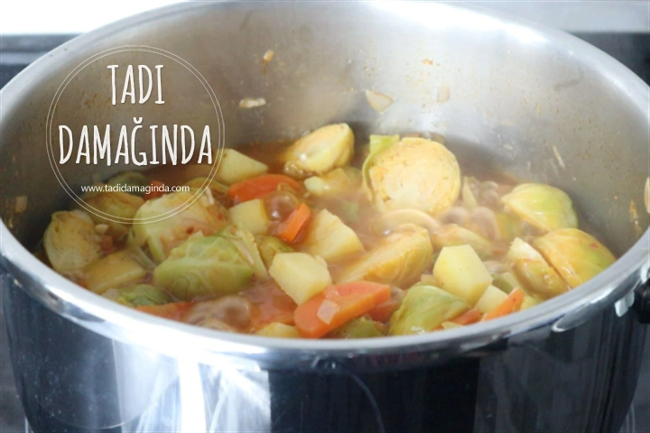 Havuçlu Patatesli Brüksel Lahanası