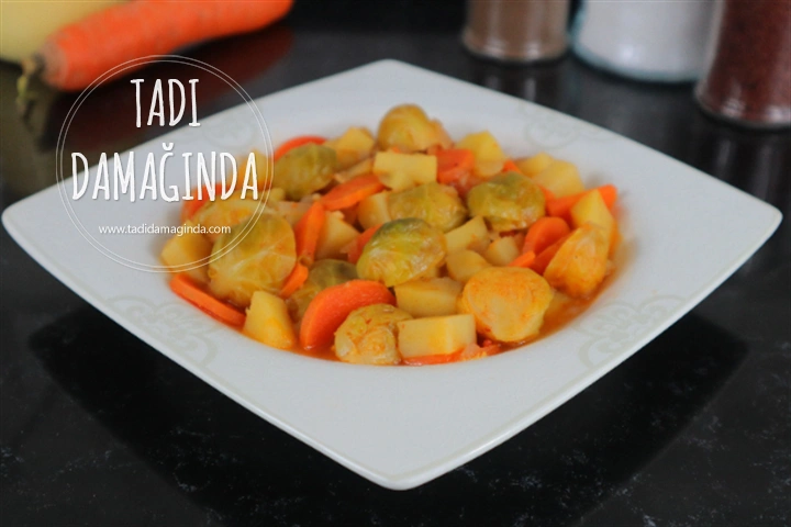 Havuçlu Patatesli Brüksel Lahanası