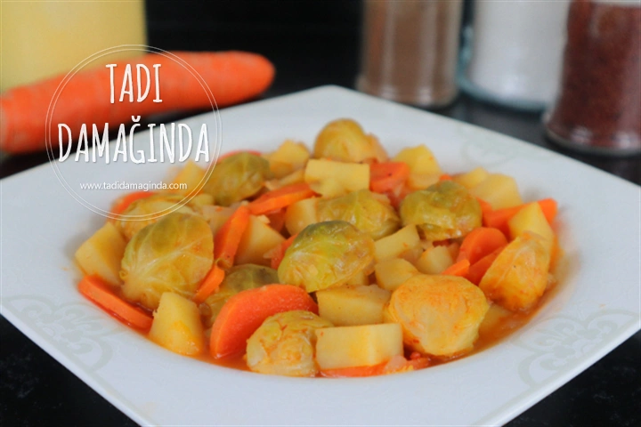 Havuçlu Patatesli Brüksel Lahanası