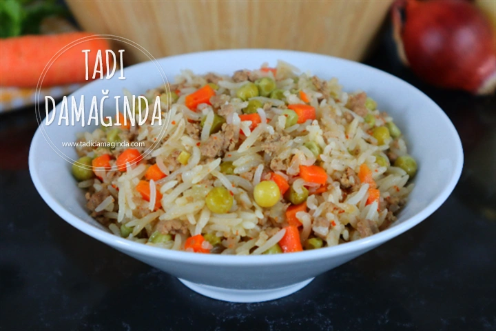 Kıymalı Sebzeli Pilav