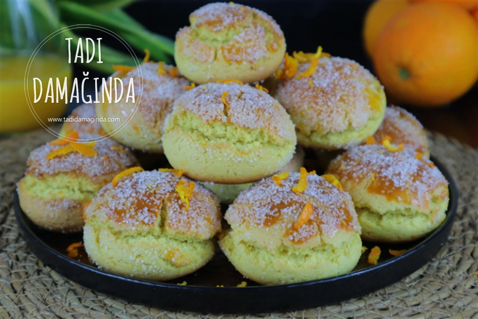 Portakallı Anne Kurabiyesi (Yoğurtsuz)