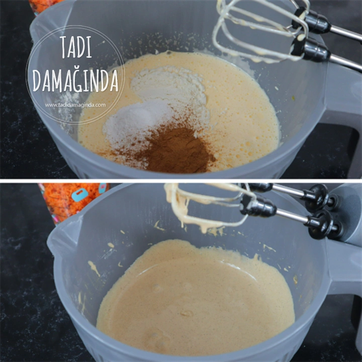 Havuçlu Tarçınlı Rulo Pasta