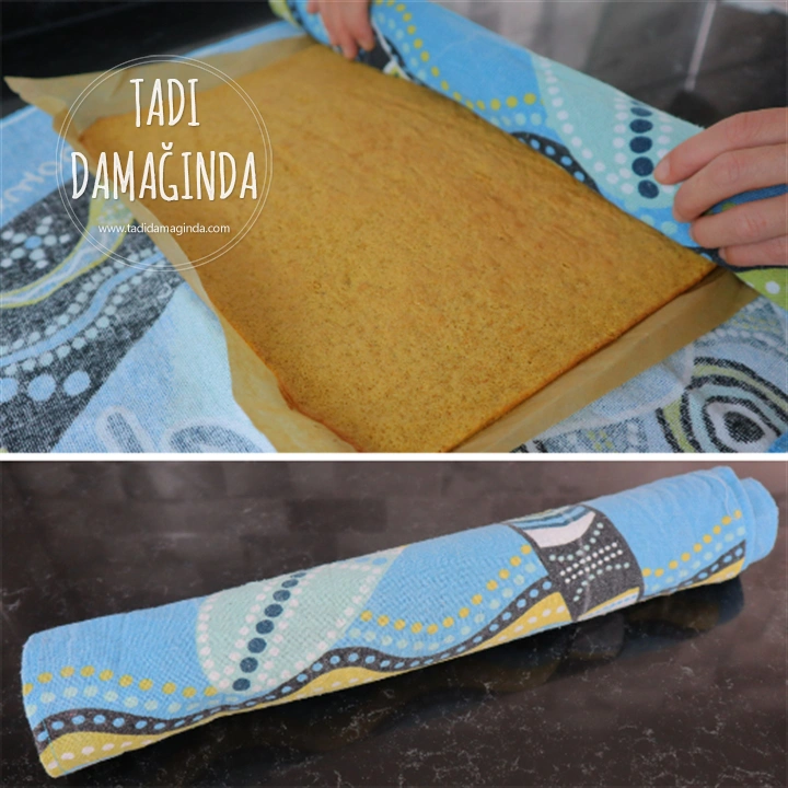 Havuçlu Tarçınlı Rulo Pasta