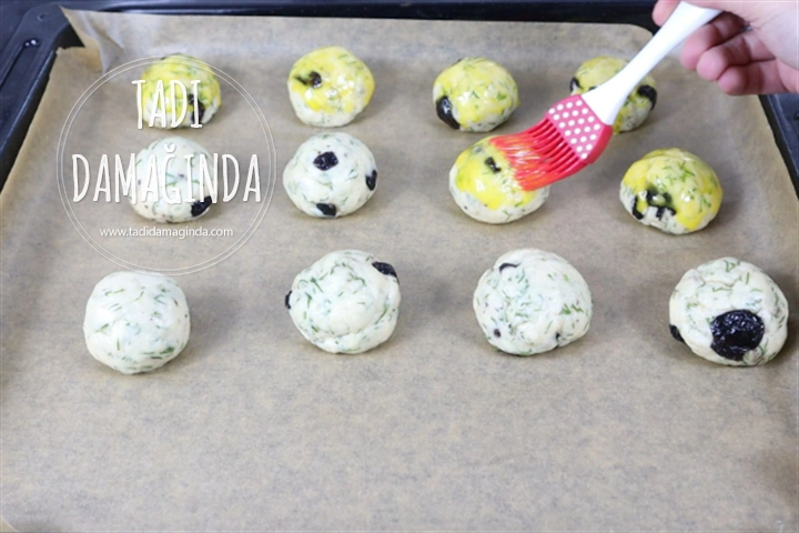 Zeytinli Dereotlu Poğaça