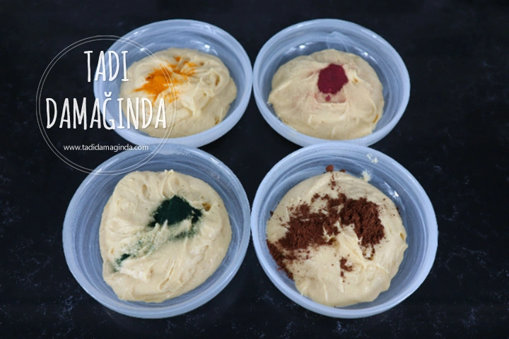 Makaron Görünümlü Kek (Gıda Boyasız)