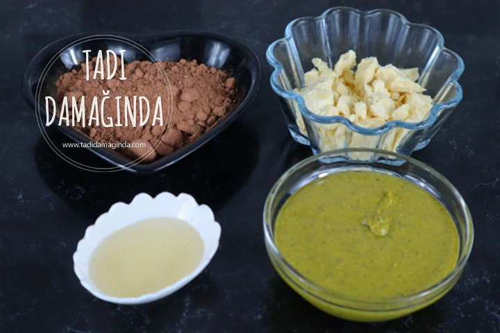 Antep Fıstığı Dolgulu Glütensiz Rafine Şekersiz Vegan Çikolata