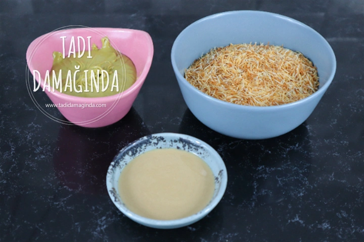 Antep Fıstıklı Kadayıflı Pişmeyen Cheesecake