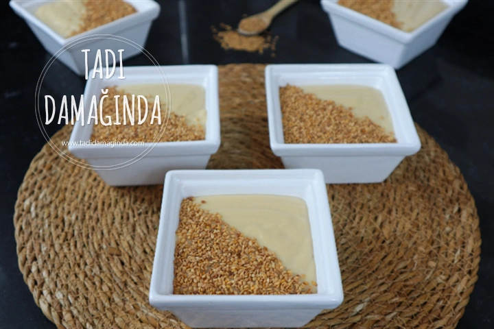4 Malzemeli Tahinli Muhallebi