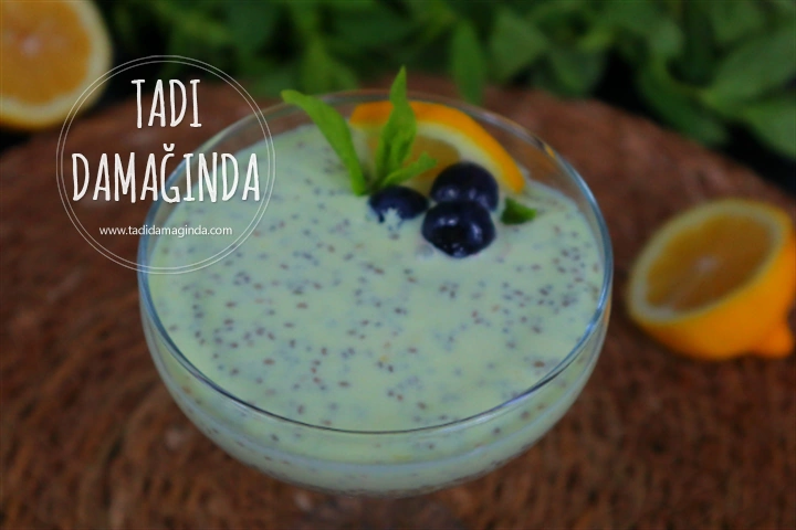 Limonlu Chia Puding (Laktozsuz Kazeinsiz Rafine Şekersiz)