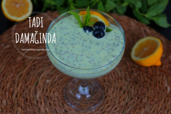 Limonlu Chia Puding (Laktozsuz Kazeinsiz Rafine Şekersiz)