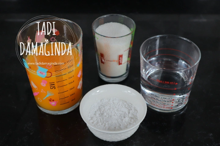 Porsiyonluk Portakallı Zebra Tatlısı