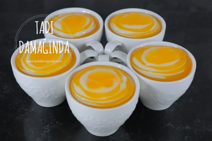 Porsiyonluk Portakallı Zebra Tatlısı