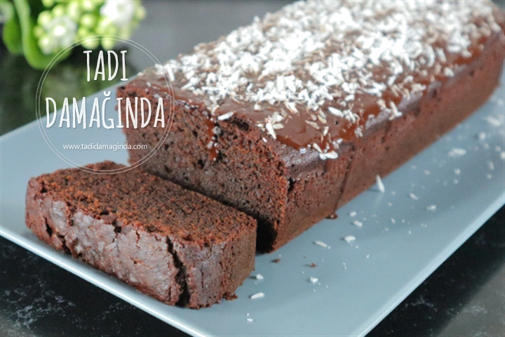 Kakaolu Nemli Kek (Rafine Şekersiz Glütensiz Vegan)