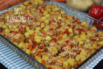 Fırında Pratik Sebzeli Tavuk