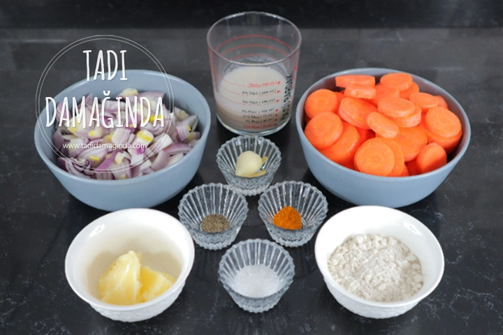 Havuç Çorbası (Glütensiz Laktozsuz Kazeinsiz)