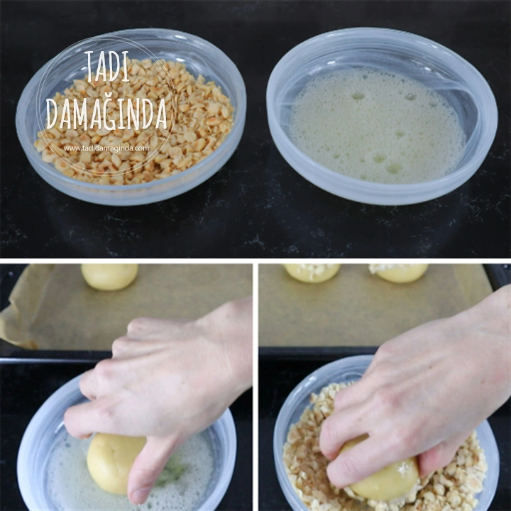 Çikolata Dolgulu Fındıklı Kurabiye