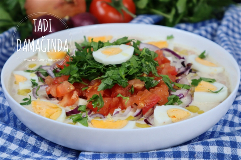 Antalya Usulü Tahinli Piyaz