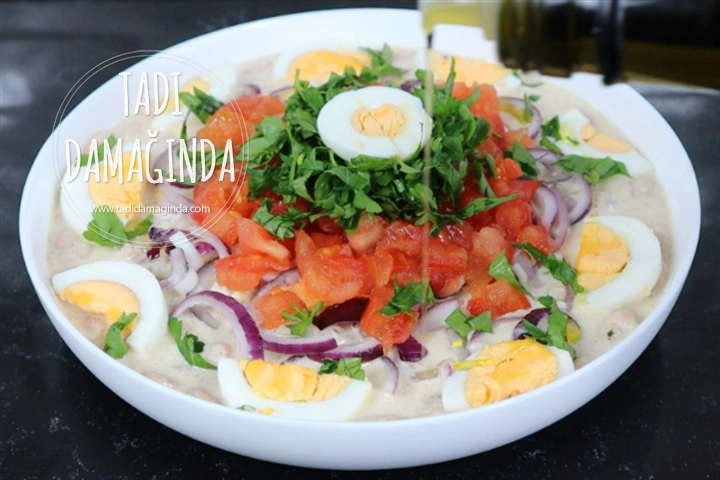 Antalya Usulü Tahinli Piyaz