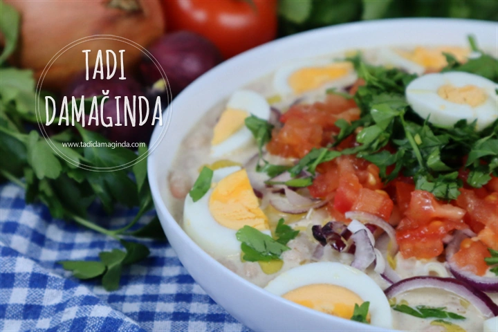 Antalya Usulü Tahinli Piyaz