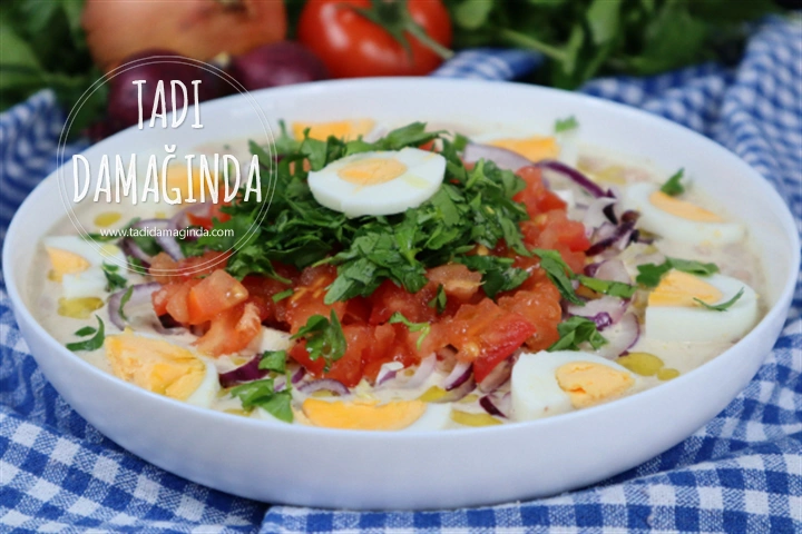 Antalya Usulü Tahinli Piyaz