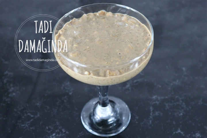 Kahveli Labneli Yulaf Lapası (Rafine Şekersiz Glütensiz)