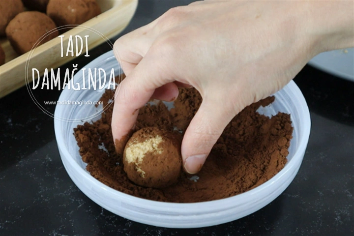 Glütensiz Rafine Şekersiz Tiramisu Topları