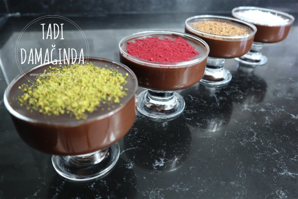 Pirinç Unlu Kakaolu Muhallebi (Glütensiz Yumurtasız)