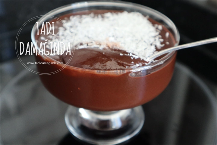 Pirinç Unlu Kakaolu Muhallebi (Glütensiz Yumurtasız)