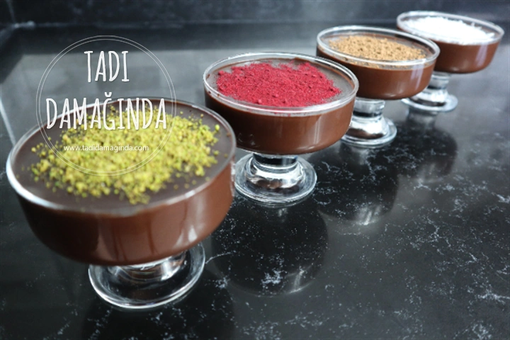 Pirinç Unlu Kakaolu Muhallebi (Glütensiz Yumurtasız)