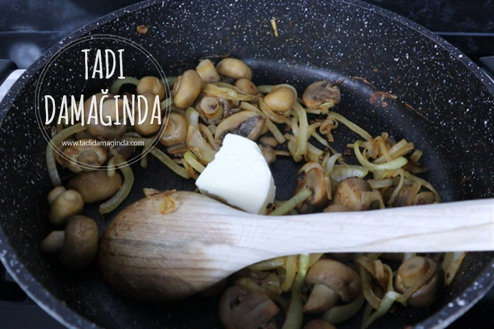 Rengarenk Karamelize Mantar Sote