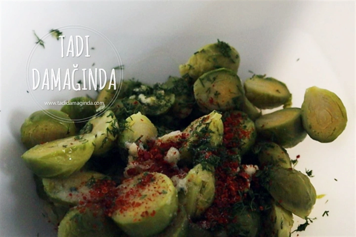 Dereotlu Brüksel Lahanası Salatası