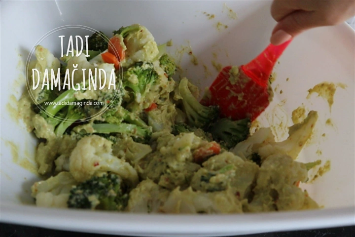 Avokado Soslu Sebze Salatası