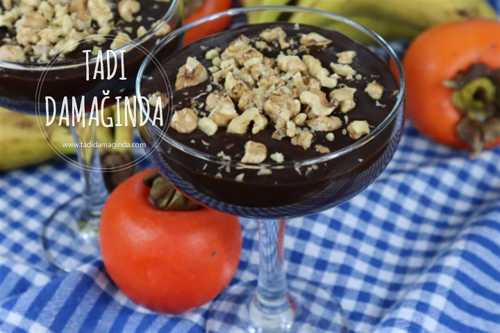 Trabzon Hurmalı Puding (Glütensiz Şekersiz Vegan)