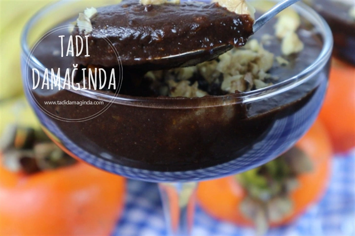 Trabzon Hurmalı Puding (Glütensiz Şekersiz Vegan)