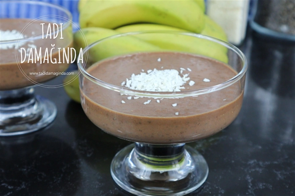 Laktozsuz Kazeinsiz Muzlu Kakaolu Chia Puding