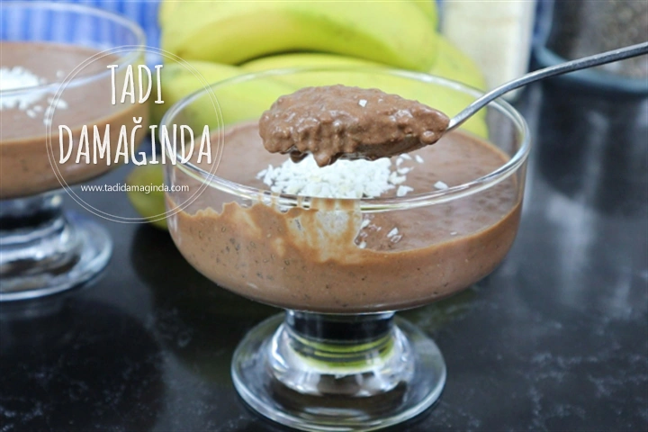 Laktozsuz Kazeinsiz Muzlu Kakaolu Chia Puding