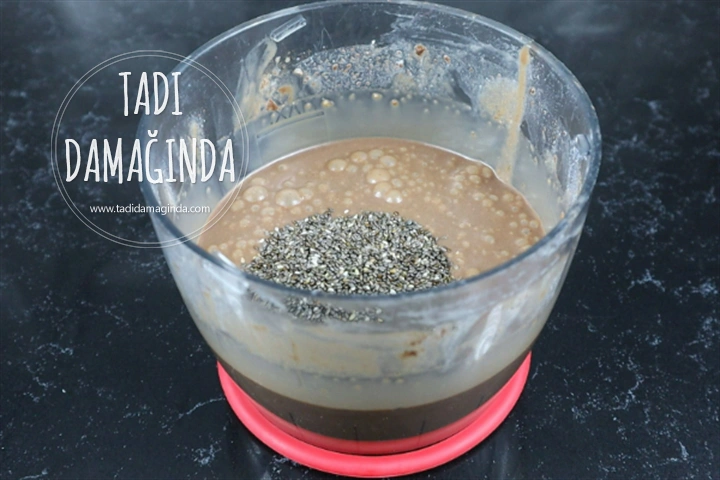 Laktozsuz Kazeinsiz Muzlu Kakaolu Chia Puding