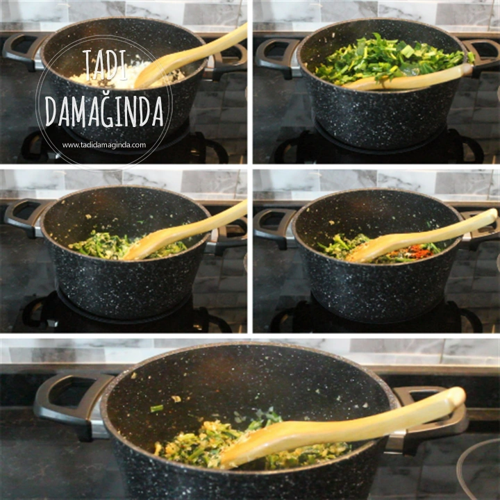 Fırında Ispanaklı Makarna