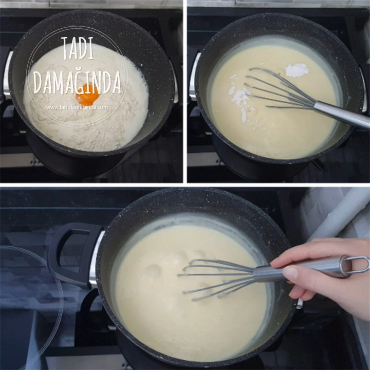 Karamelli Fıstıklı Muhallebi