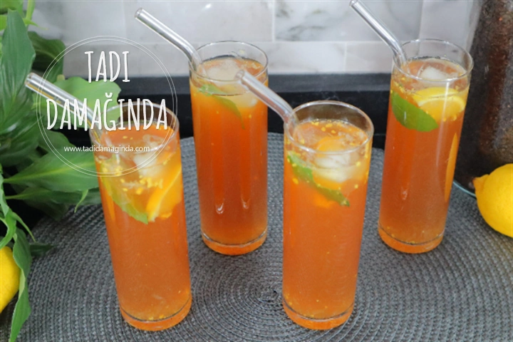 Limonlu Soğuk Çay (Rafine Şekersiz)