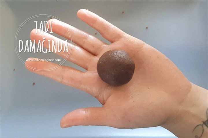 4 Malzemeli Kakaolu Tahinli Toplar