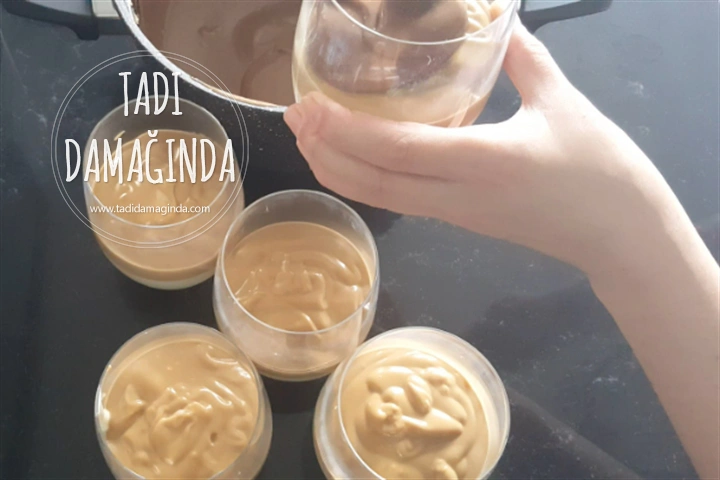 Kremalı Kahveli Kakaolu Puding (Glütensiz)