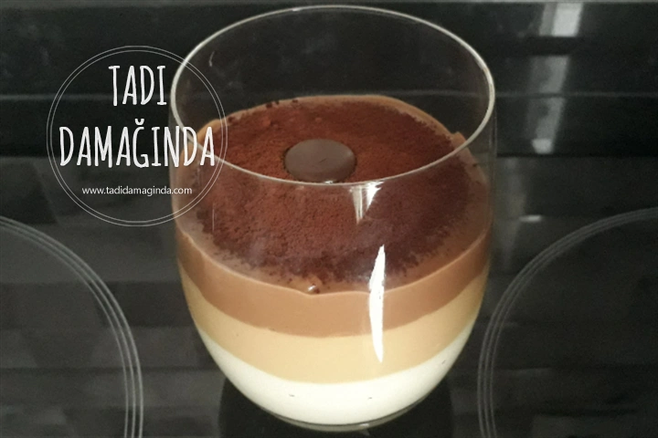 Kremalı Kahveli Kakaolu Puding (Glütensiz)